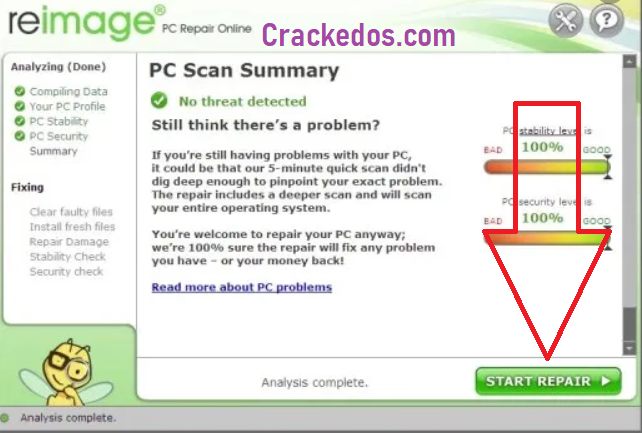 licence key for reimage pc repair online